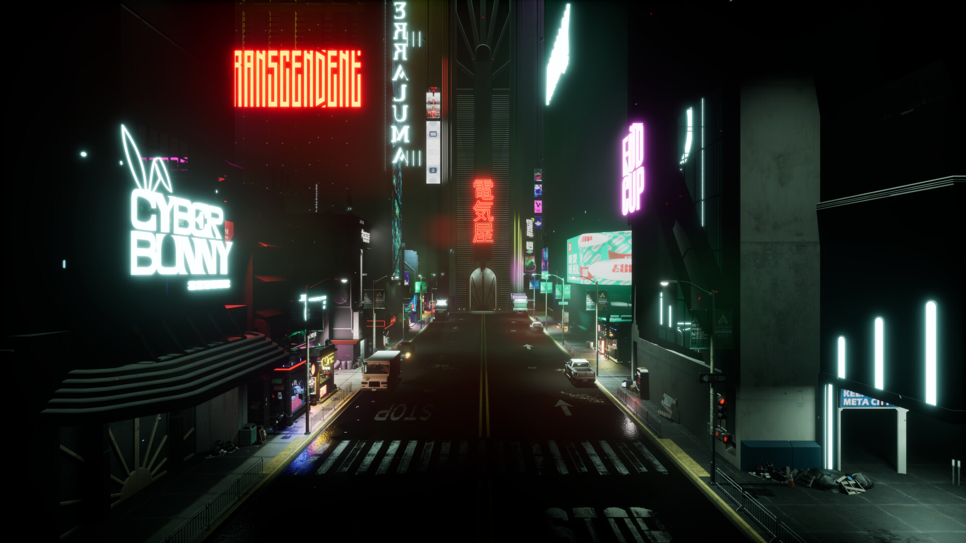 ArtStation - CYBERPUNK STREET IN UNREAL ENGINE 5