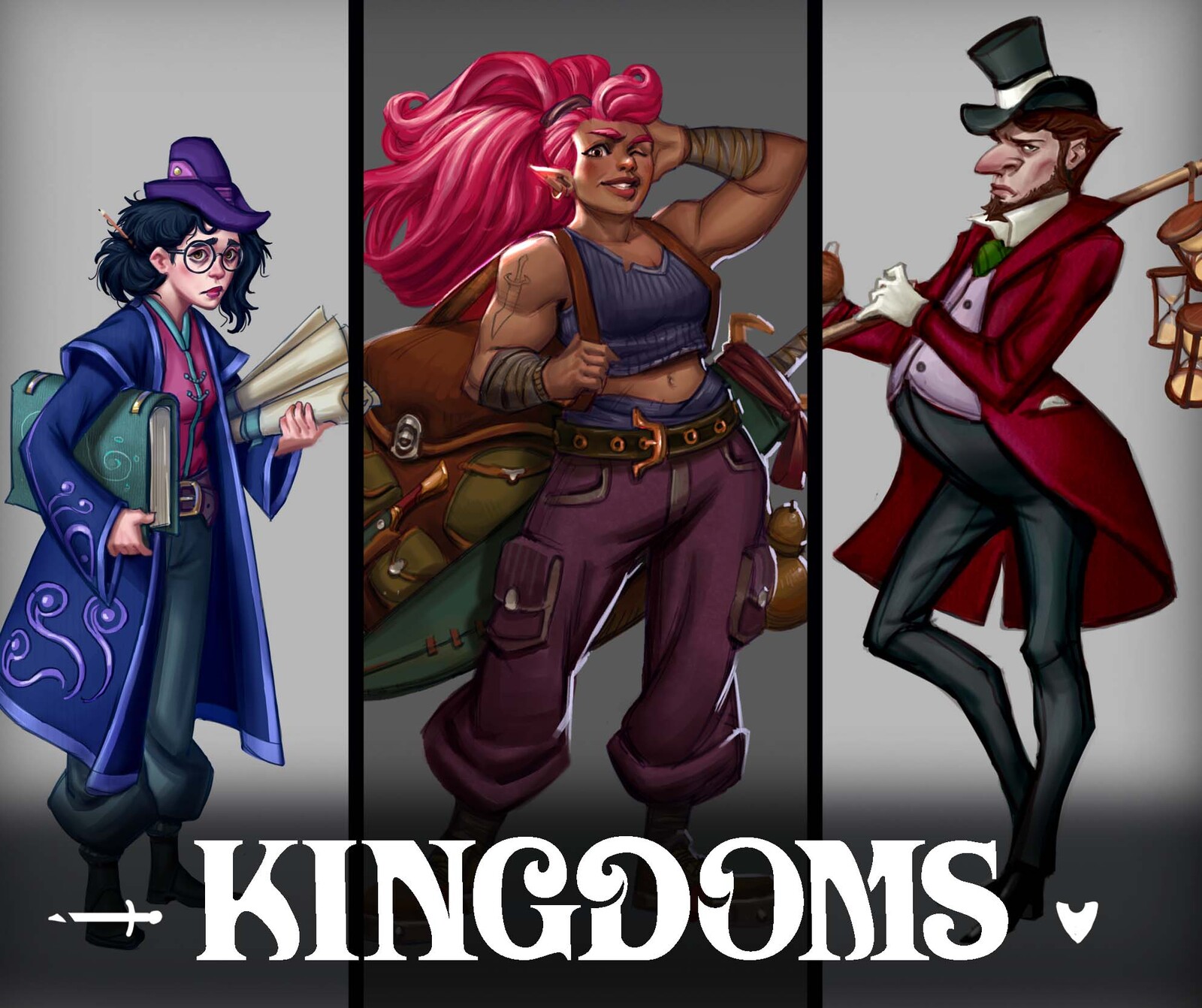 KINGDOMS - Tabletop Npc Character Illustrations