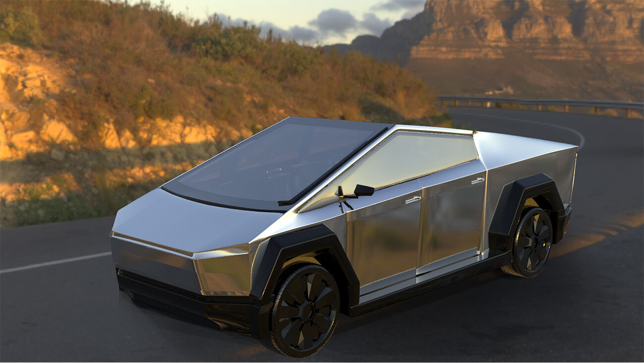 ArtStation - Tesla Cybertruck