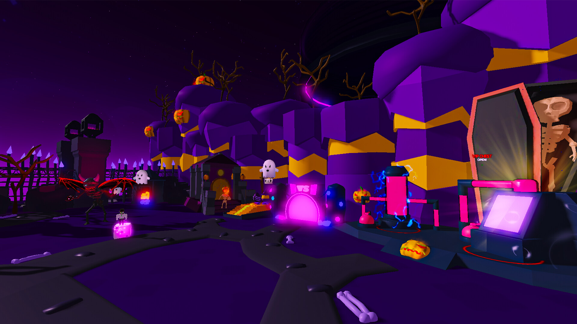 ArtStation - Roblox lowpoly haunted island