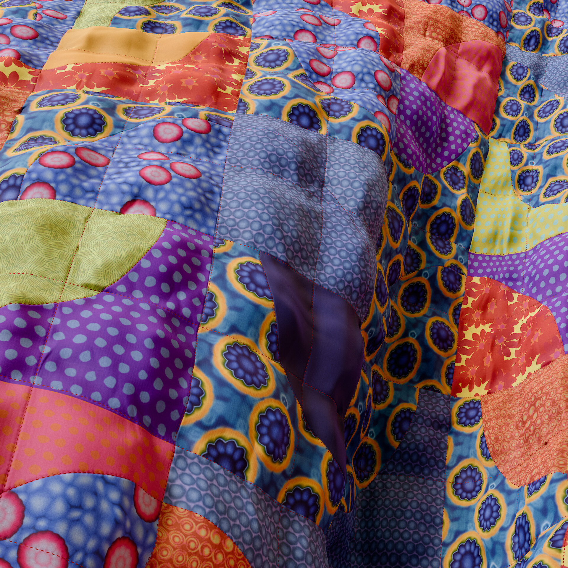 ArtStation Quilt material study