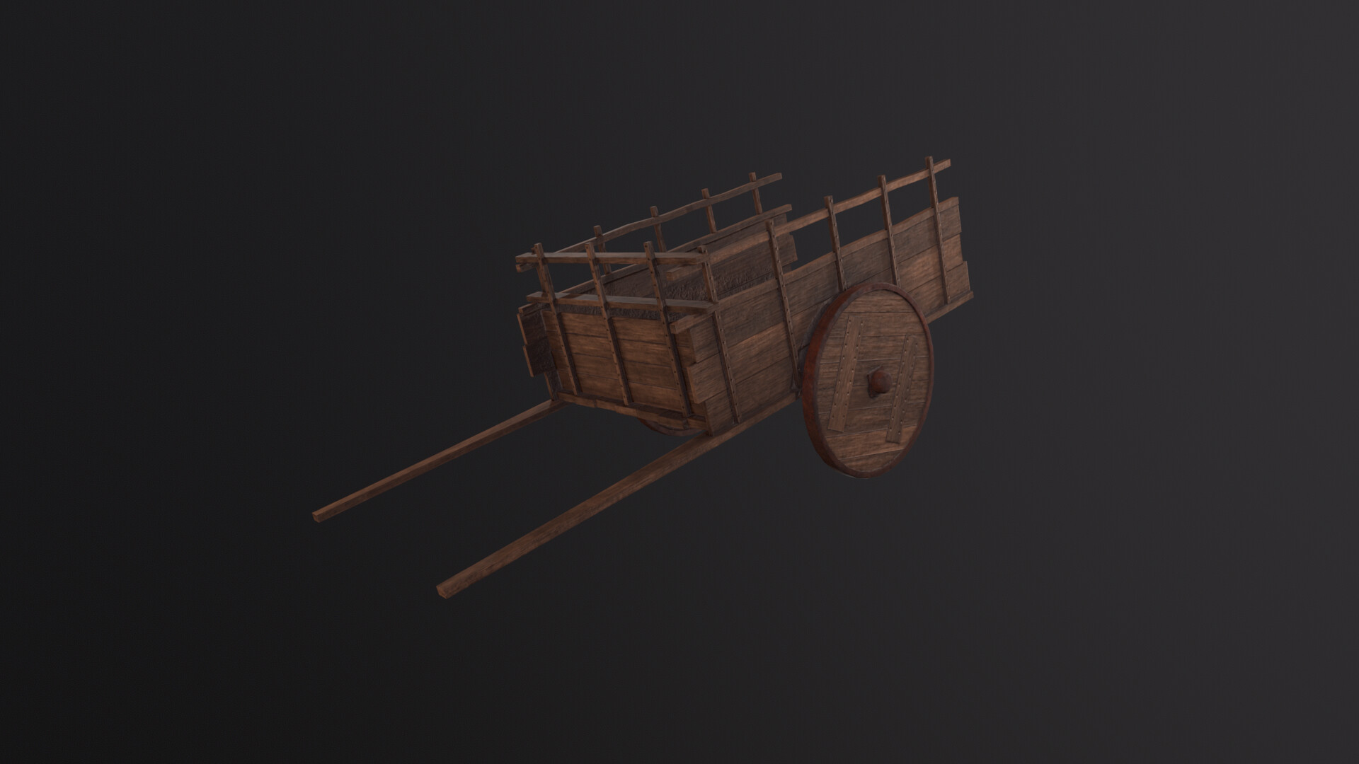 ArtStation - Old Wooden Cart