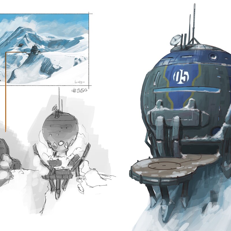 Ice-explorers vehicles