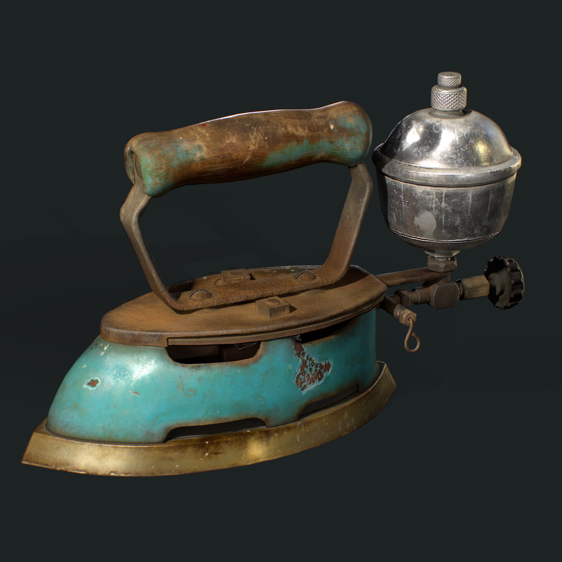 Artstation coleman self heating iron model no 4a