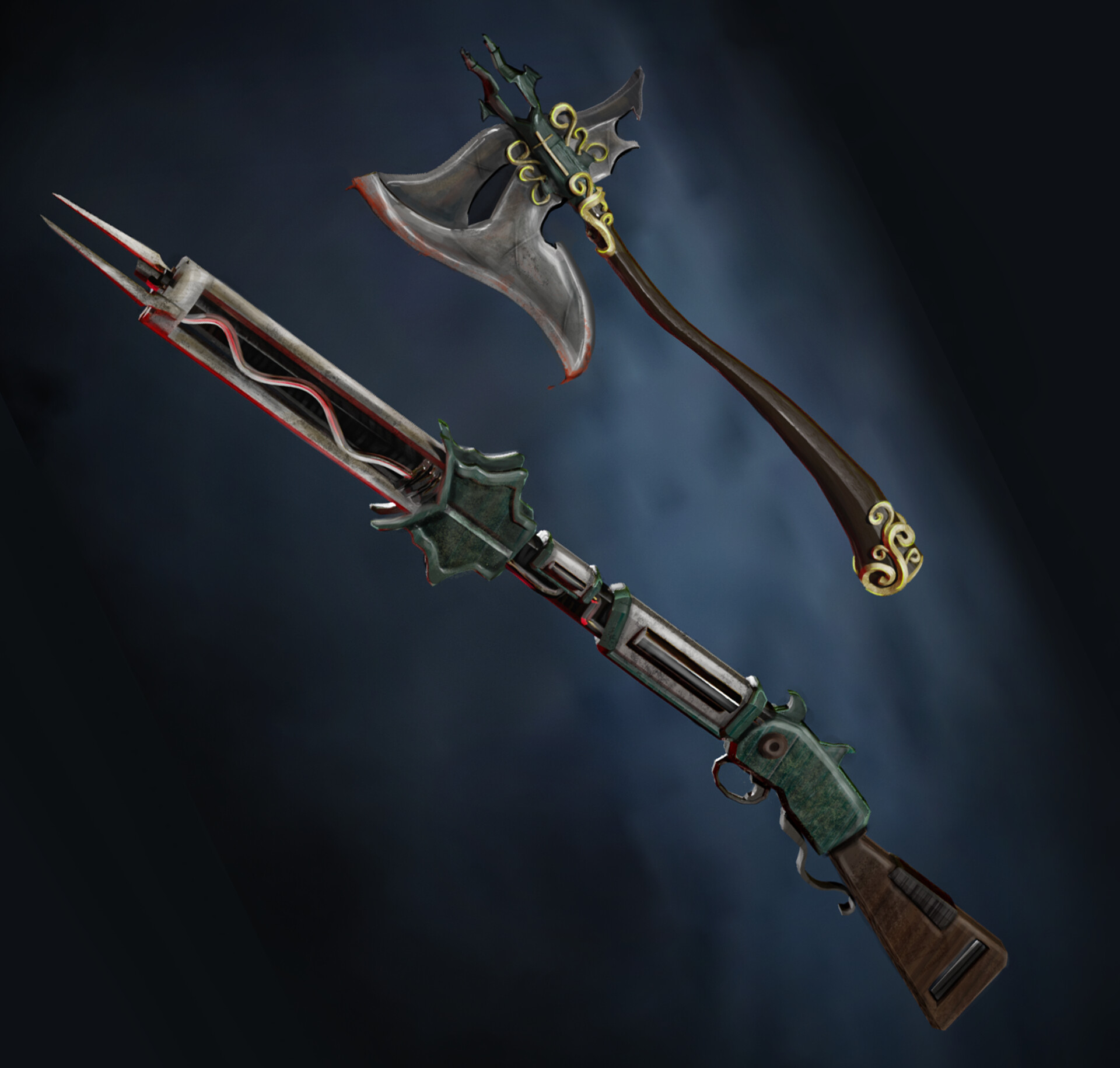 ArtStation Weapons Victorian era