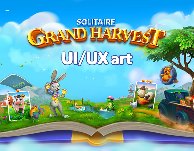 ArtStation Album part 1 Solitaire Grand Harvest PLAYTIKA