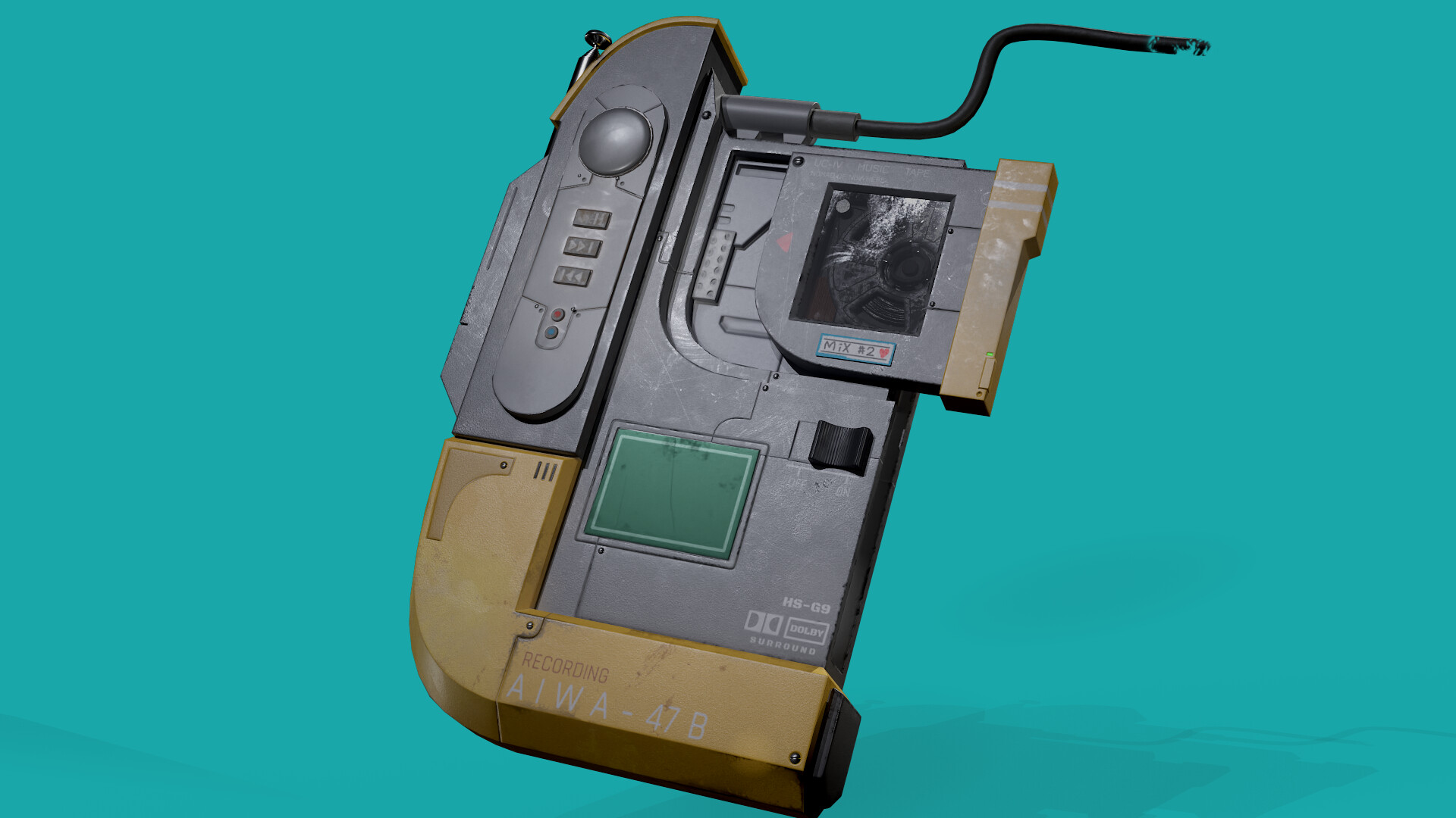 ArtStation - CASSETTE PLAYER