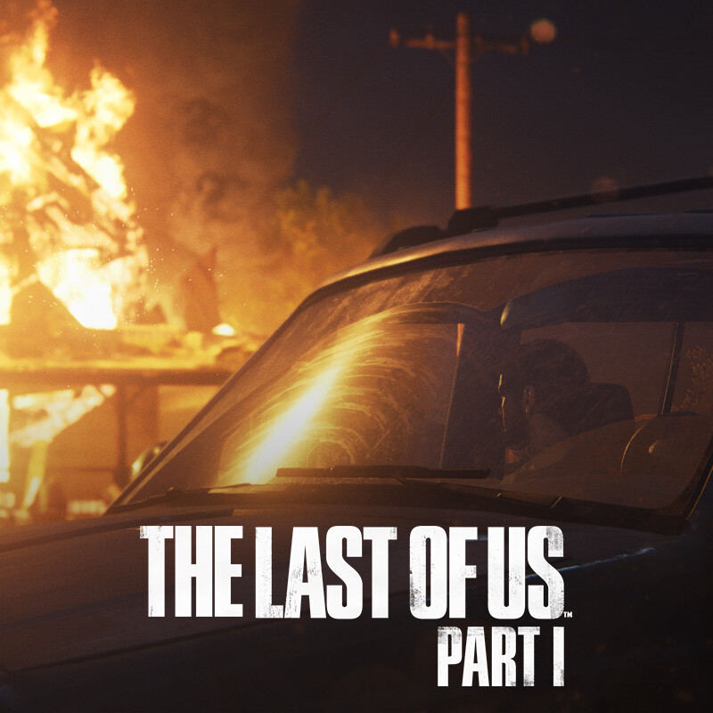 ArtStation - The Last of Us: Part IIthe burning car