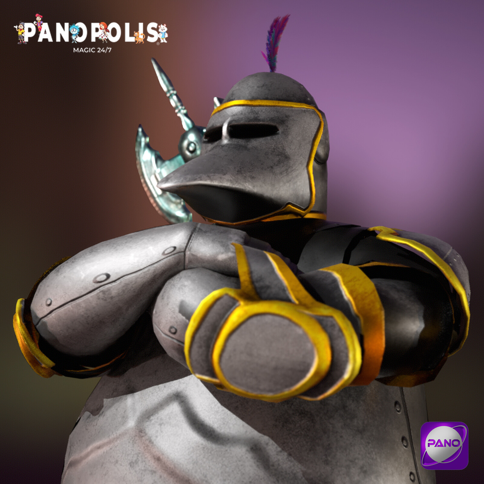 RocketSchas Panopolis: Sir Loin Knight Armor(Unreleased Project)