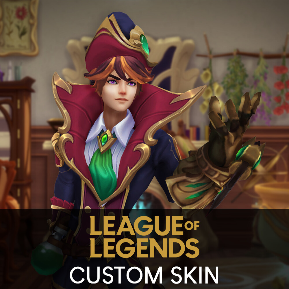Bewitching Ezreal  League of Legends Custom Skin - ArtStation