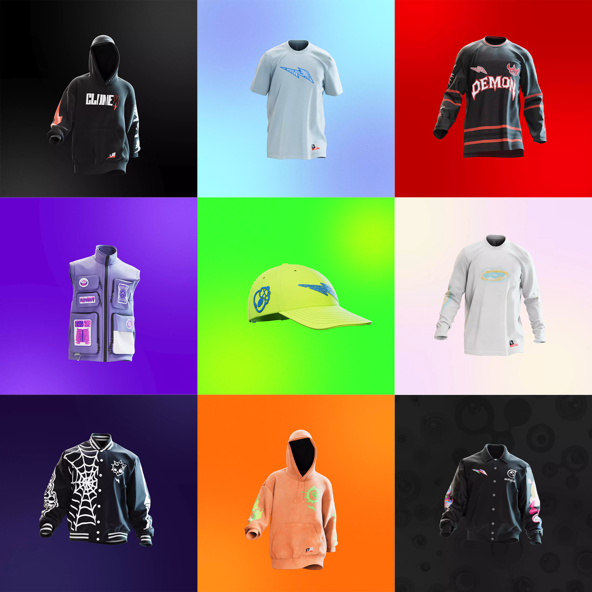 ArtStation - CLONE X Forging Apparel Skins - RTFKT x Nike