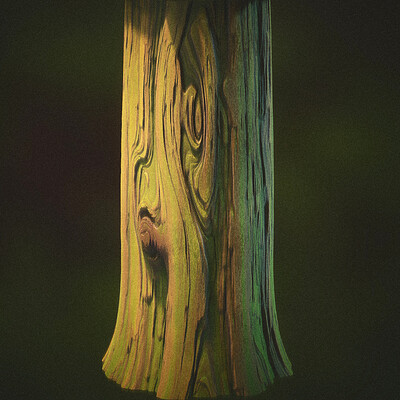 Stylized Tree bark - Substance Designer