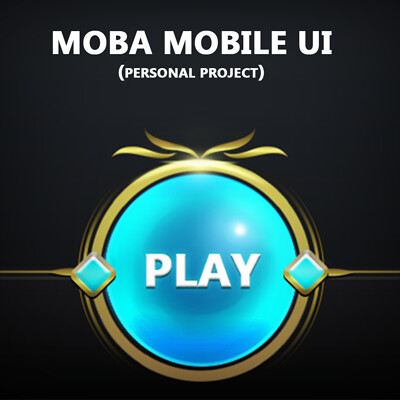 MOBA UI Main Menu (Personal project)