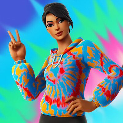 ArtStation - FORTNITE / TIE DYE
