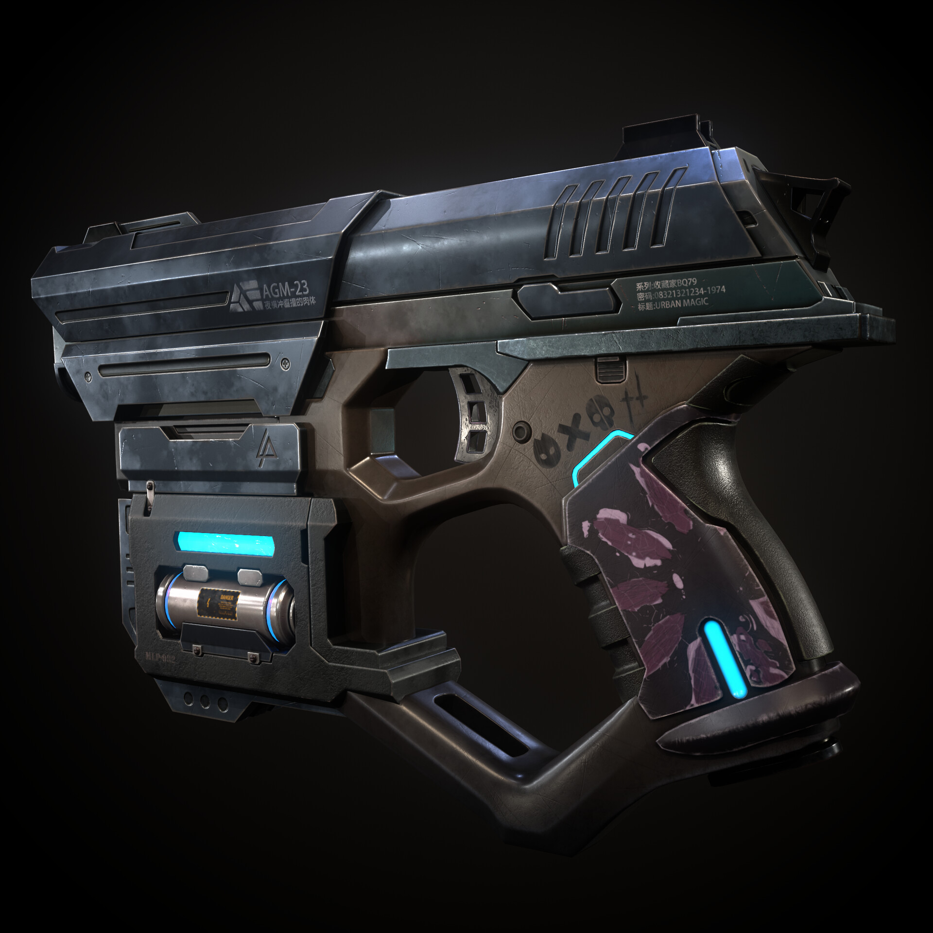 ArtStation - Futuristic Pistol