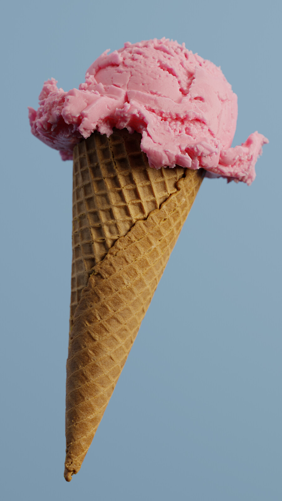 Ice-cream cone 3D scan