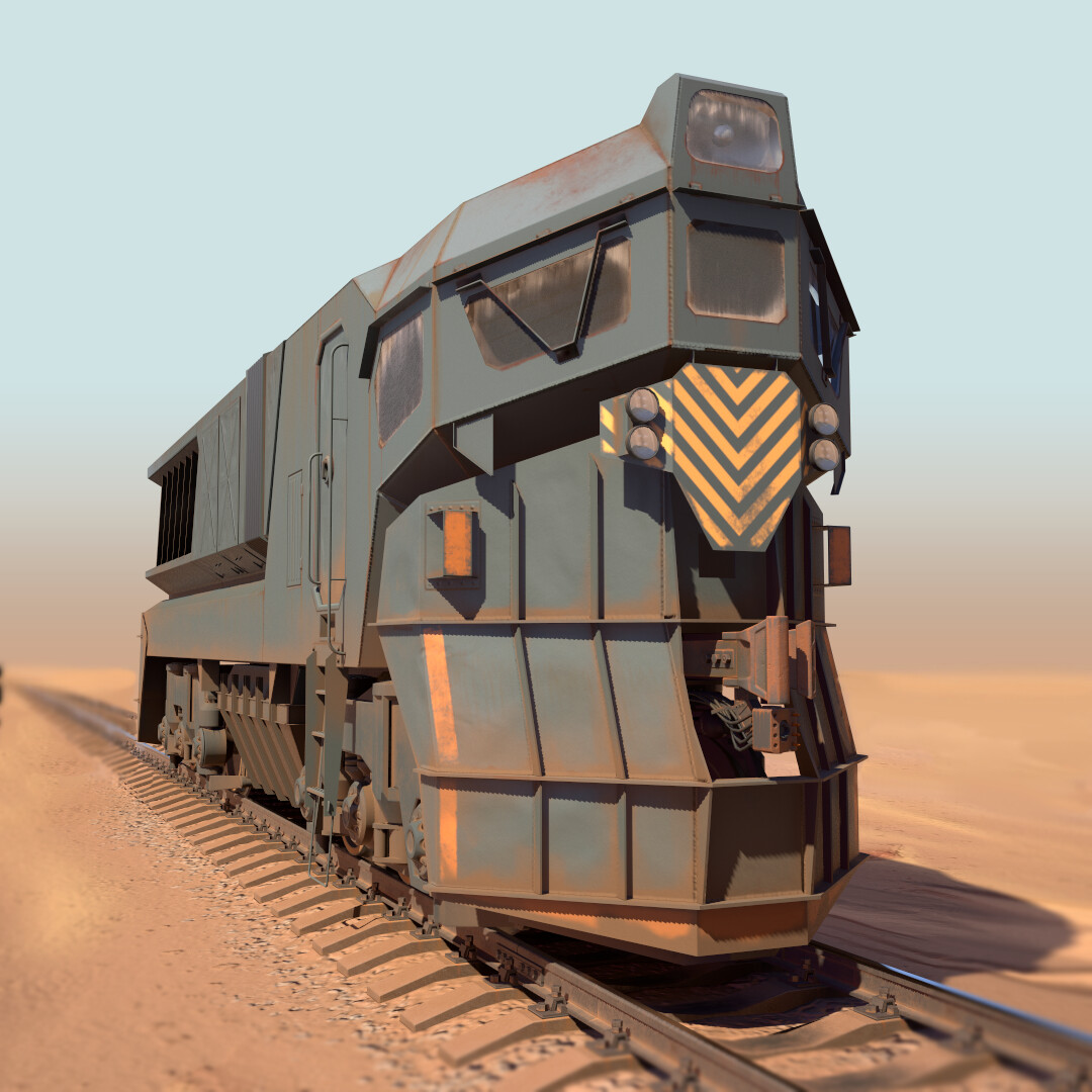 ArtStation - Factory Locomotive