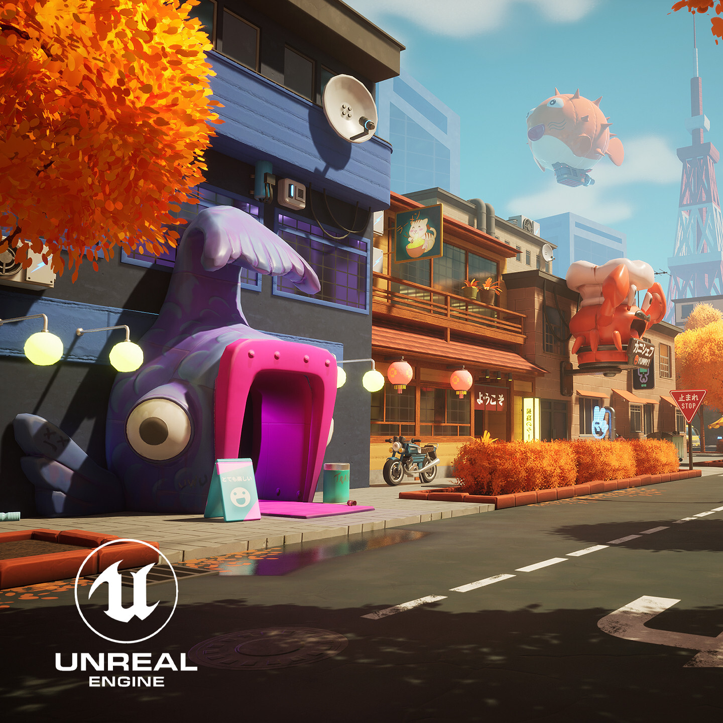 ArtStation - Anime City Suburbs - Unreal 5