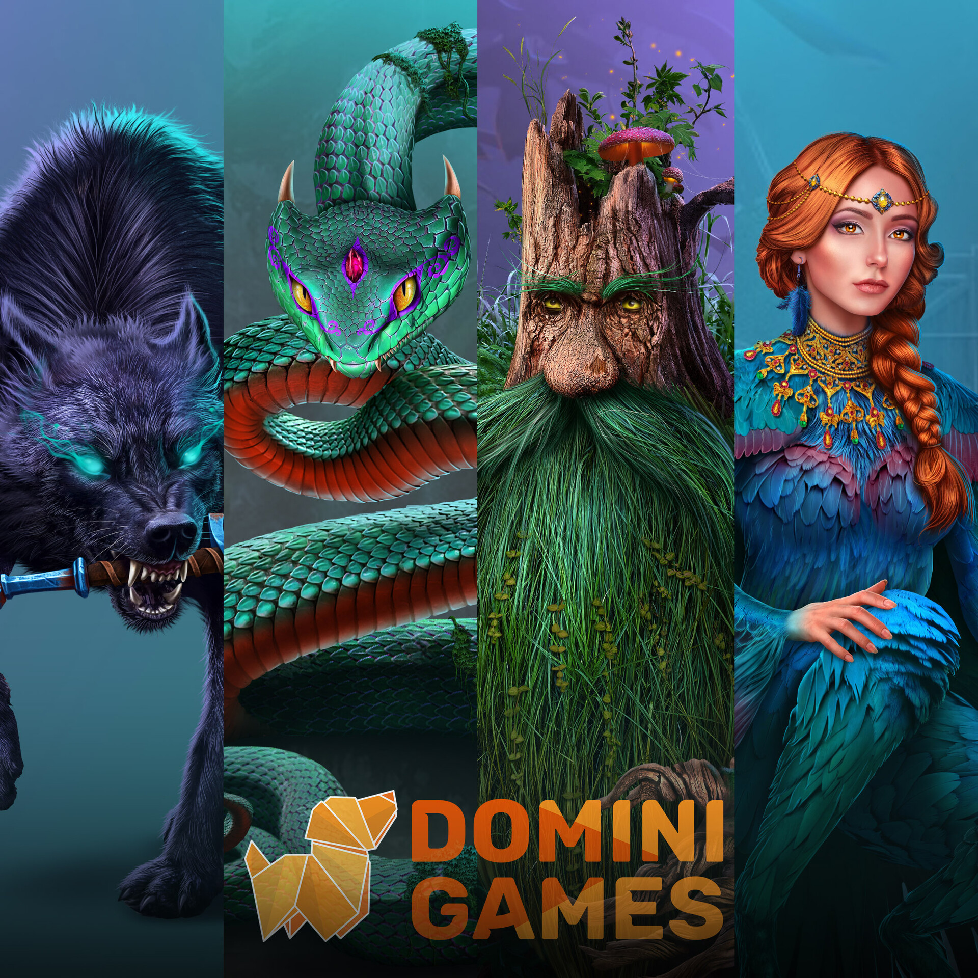 ArtStation - Creatures For Domini Games