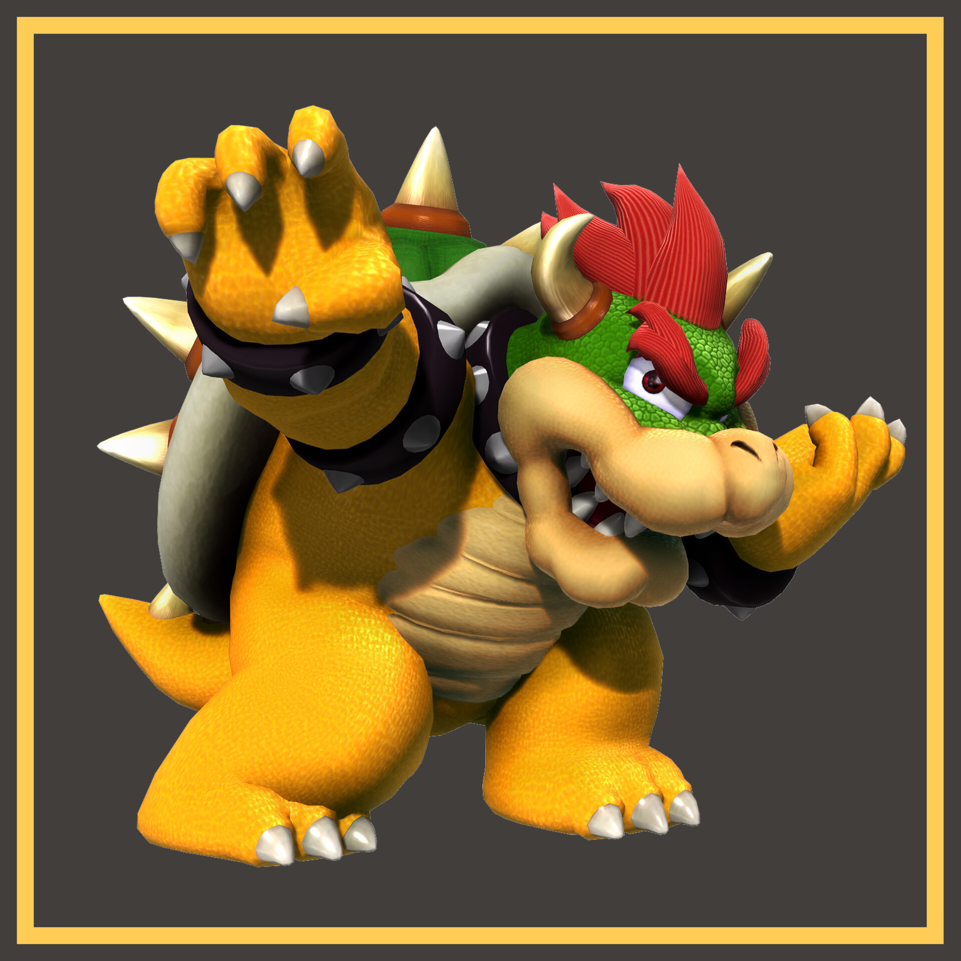 ArtStation - Bowser 64 - Modern Day Super Mario 64 Version of Bowser