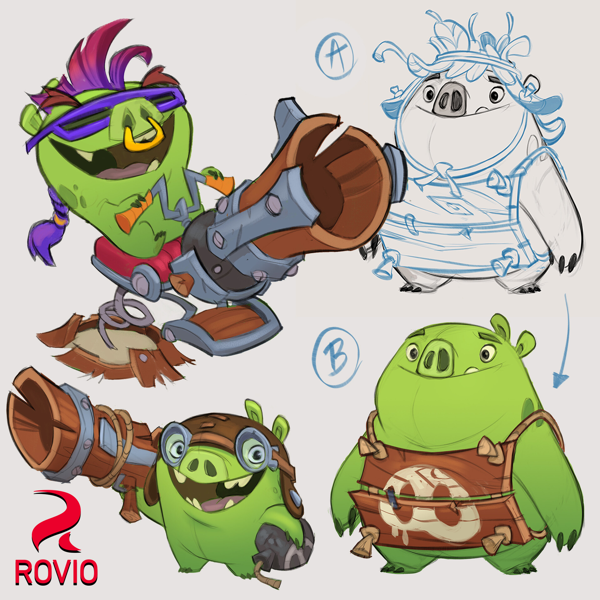 ArtStation - Angry Birds Epic - Art