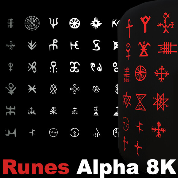 ArtStation - 110 Runes Alpha 8K Vol 1