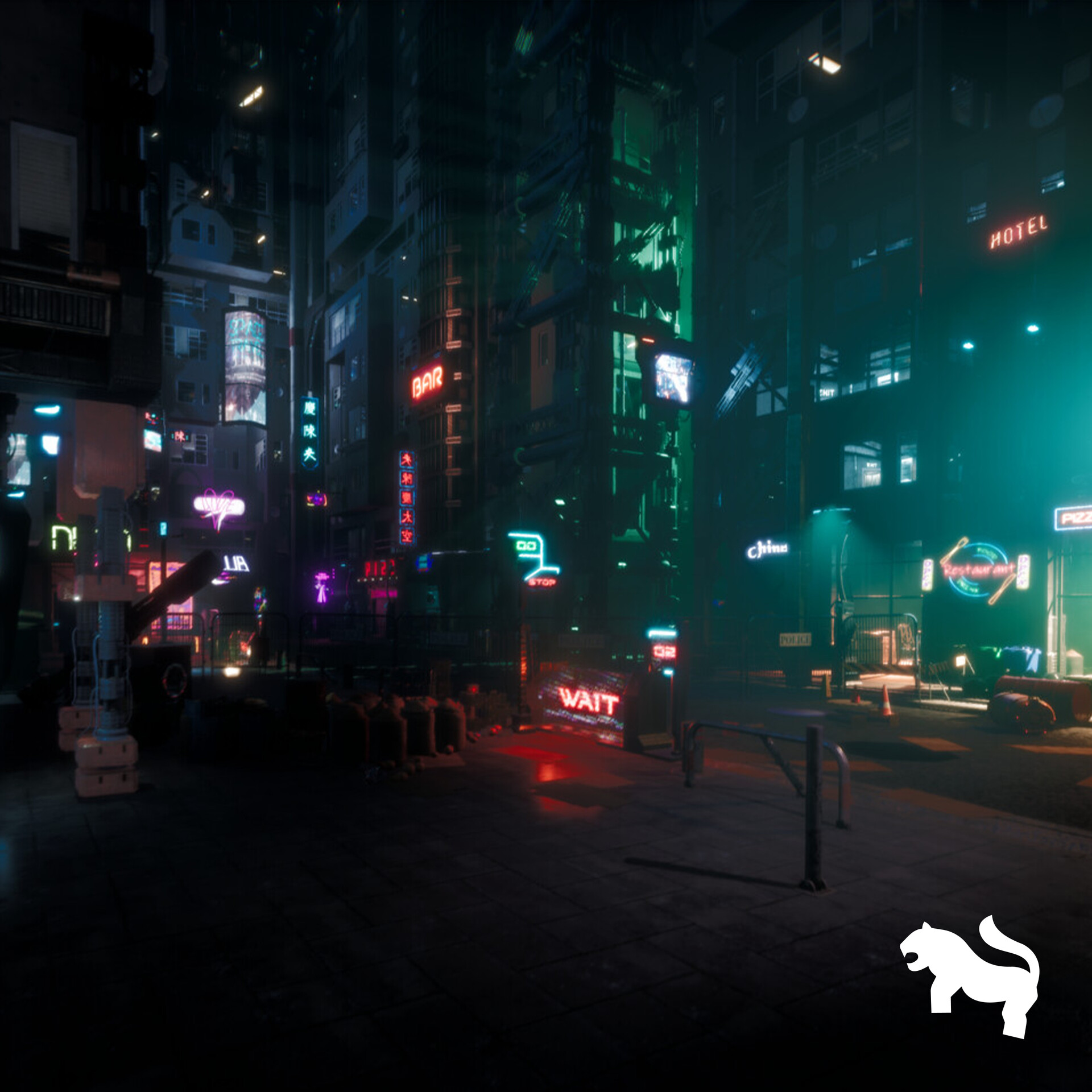 ArtStation - Cyberpunk City - Cinematic Lighting in Unreal Engine 5