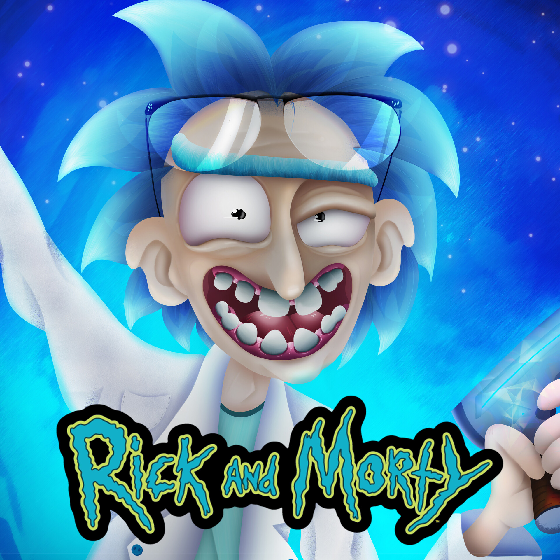 ArtStation - Rick from Rick and Morty - Fan Art