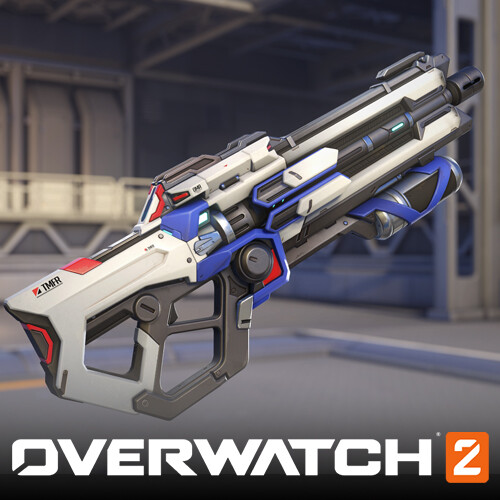 ArtStation Soldier 76 base weapon for Overwatch 2