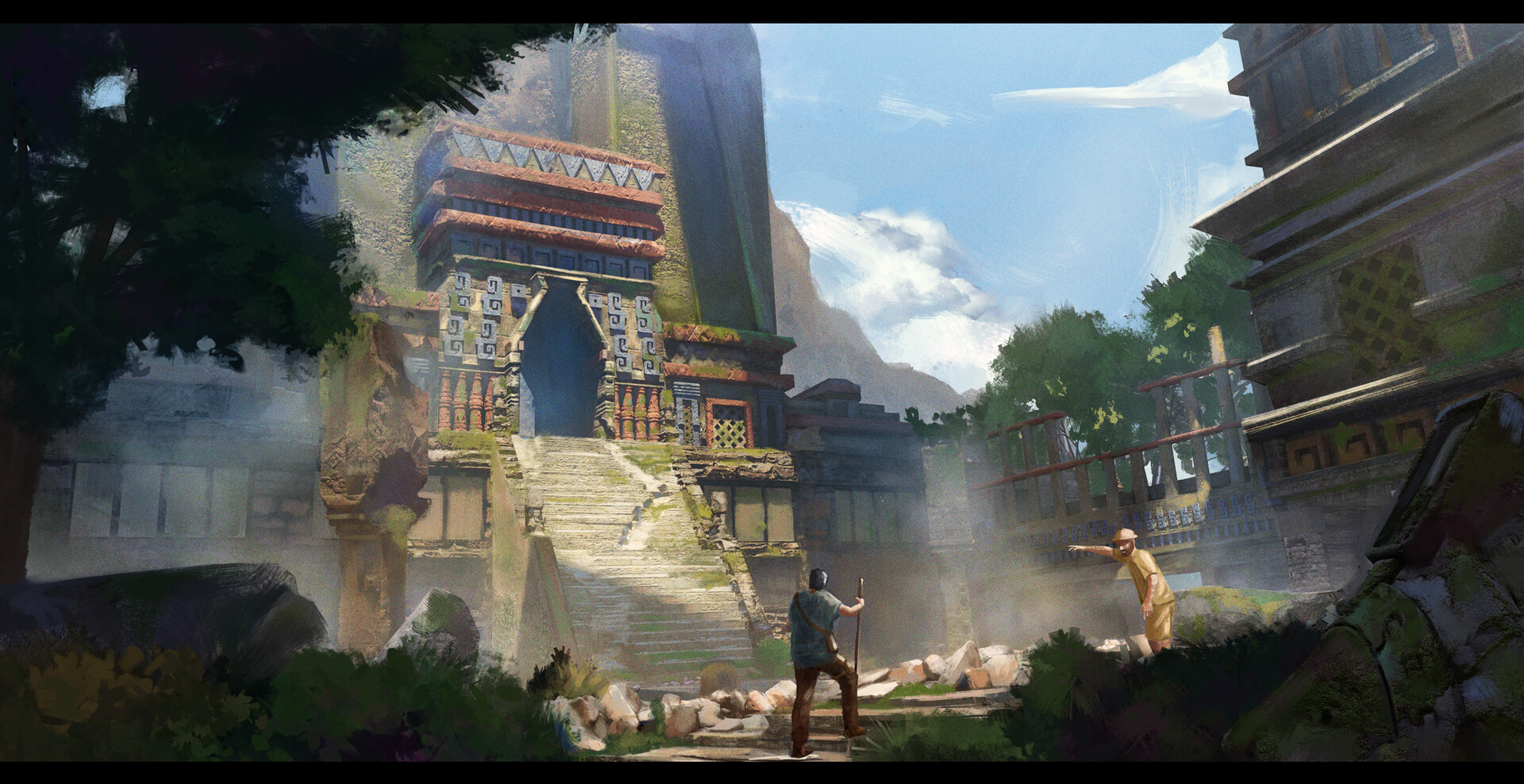 ArtStation - Ancient Mayan temple