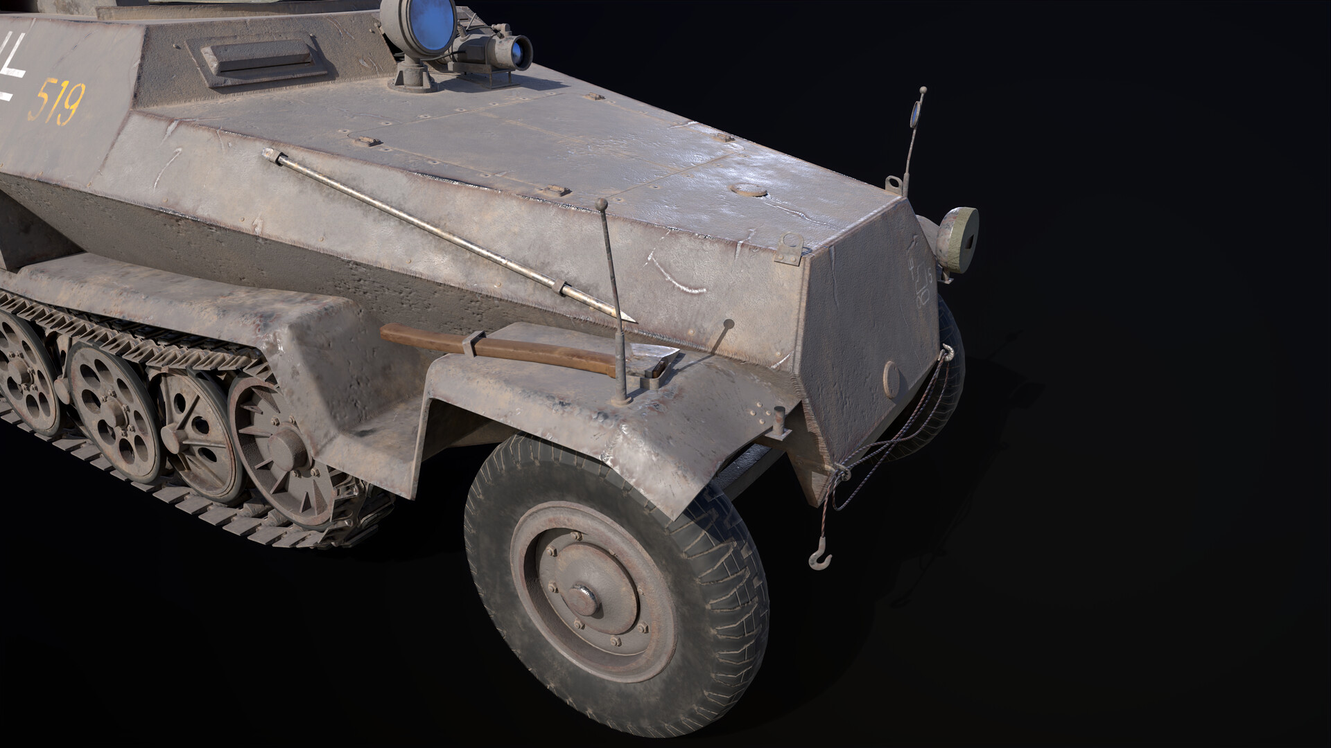 Artstation - Sd.kfz.251 20 (uhu)