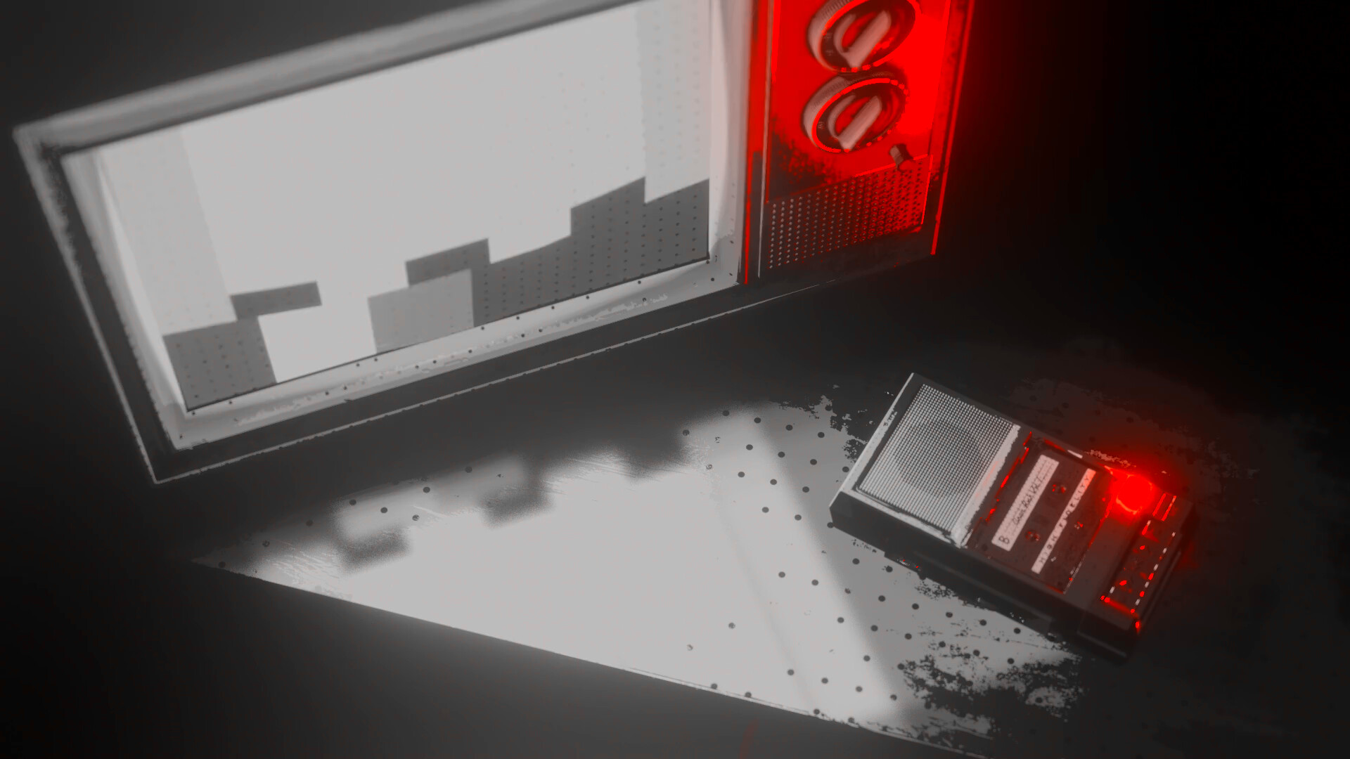 ArtStation - Retro Background Animation - Recording in Progress