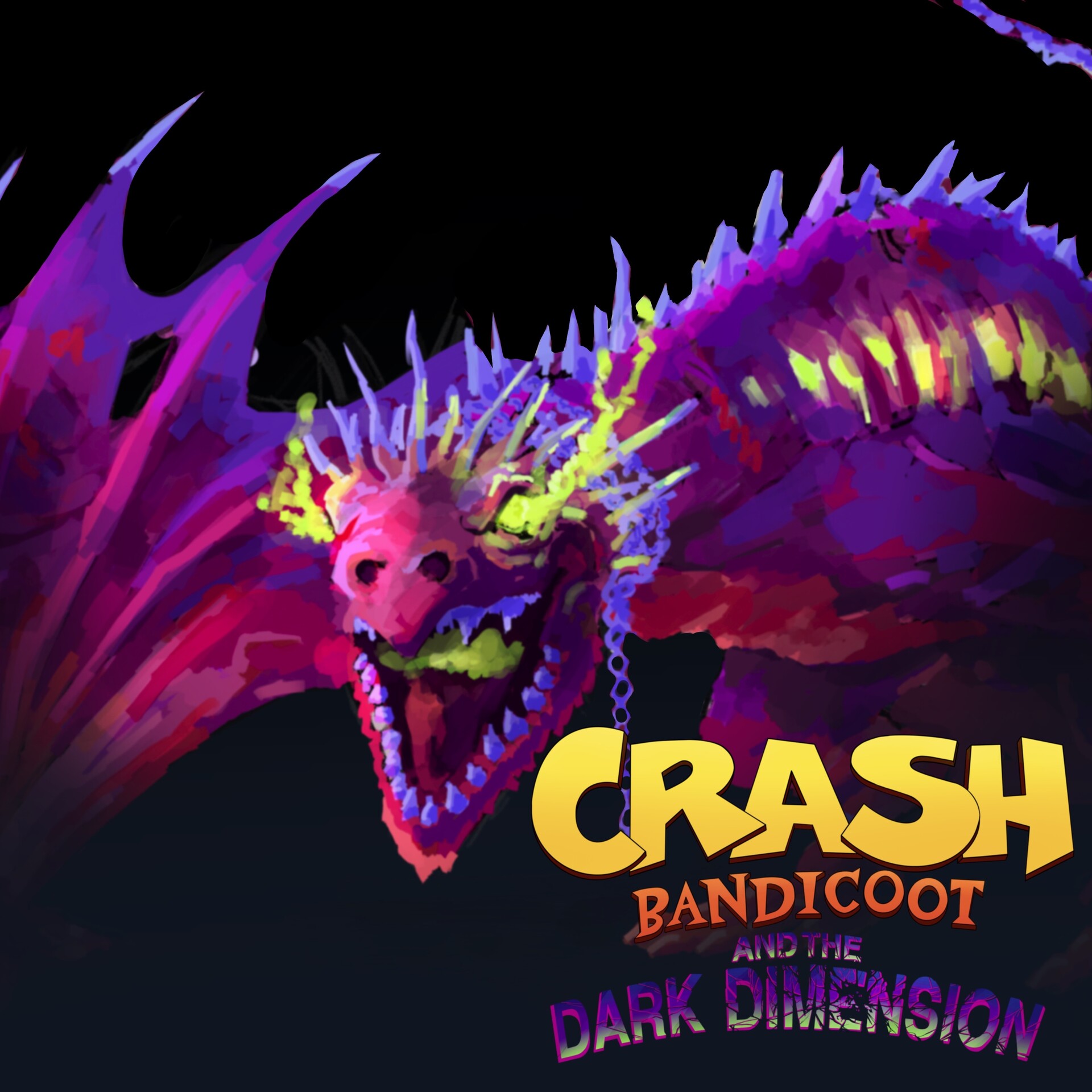 ArtStation Crash Bandicoot and the Dark Dimension Monsters