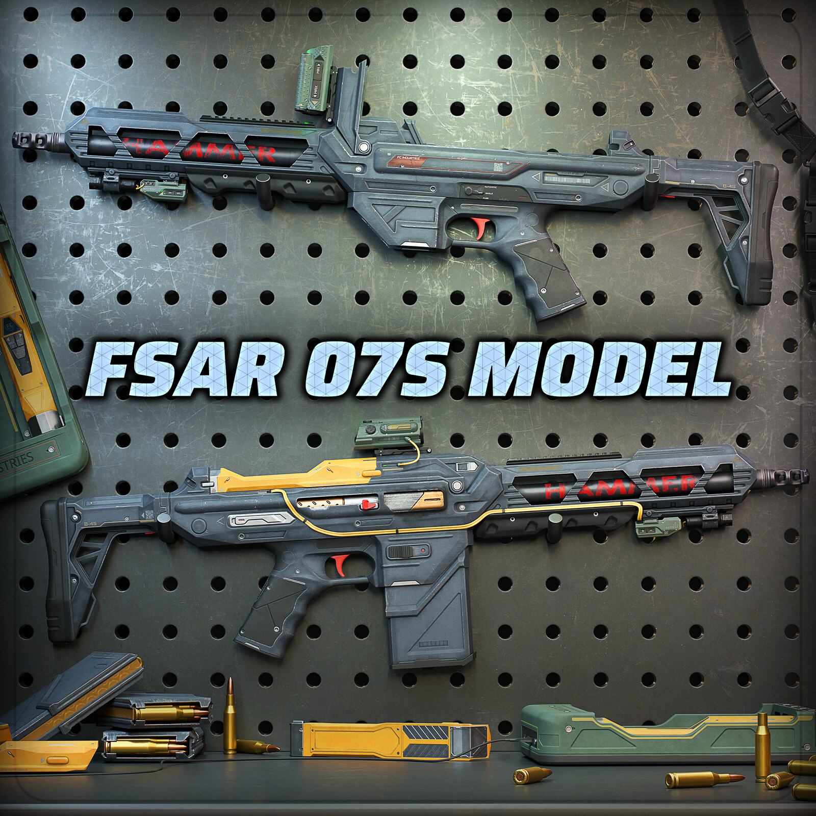 Rifle 3D Model