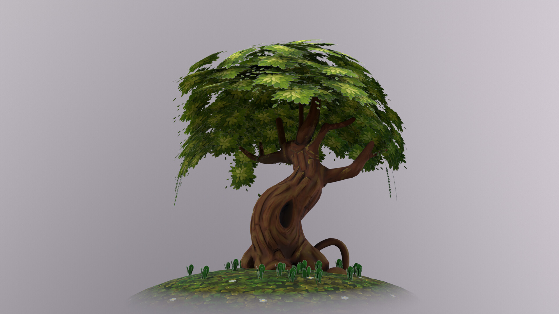 ArtStation - Stylized tree