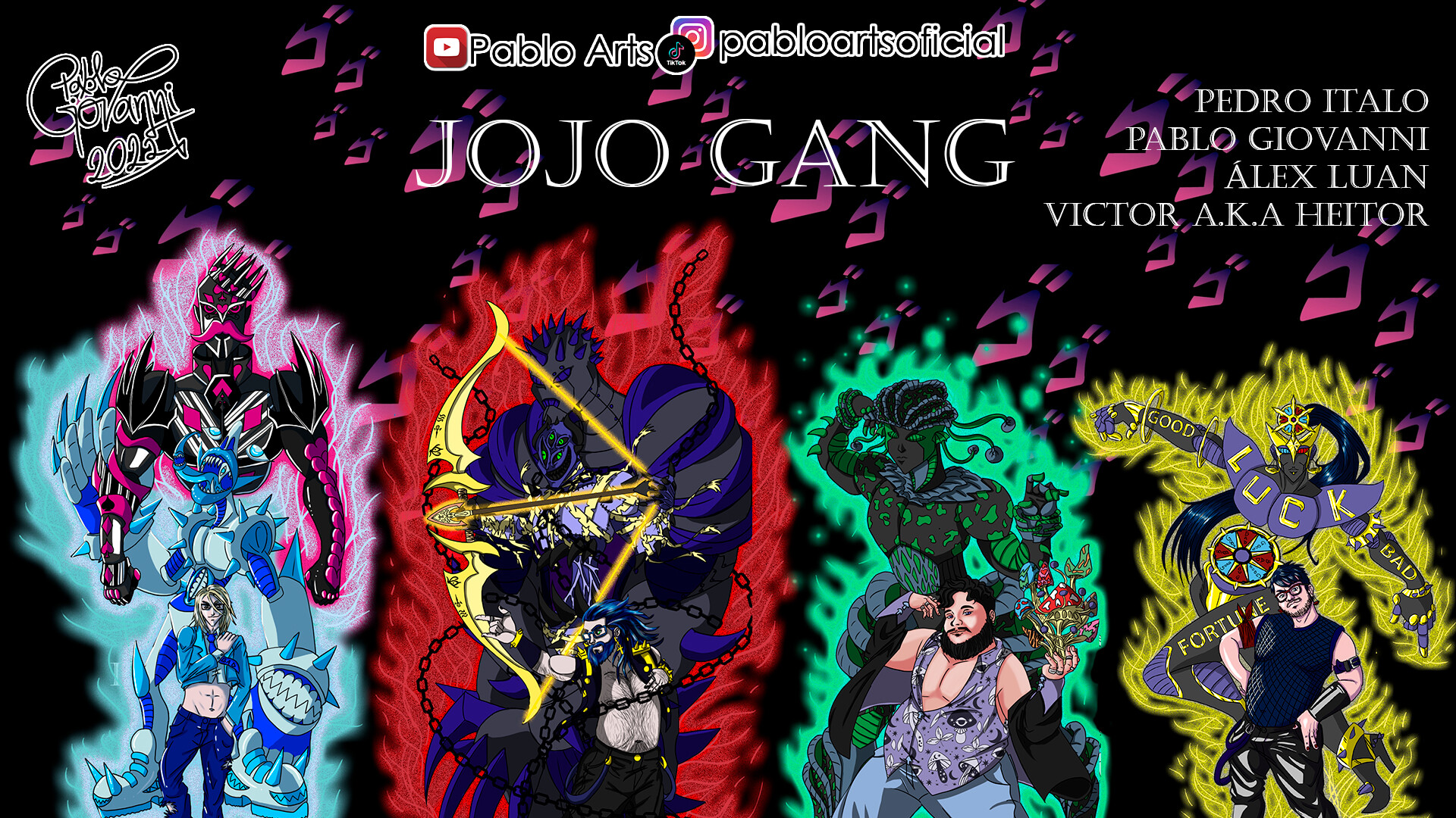 ArtStation - JoJo's Bizarre Adventure Main Villains Stands