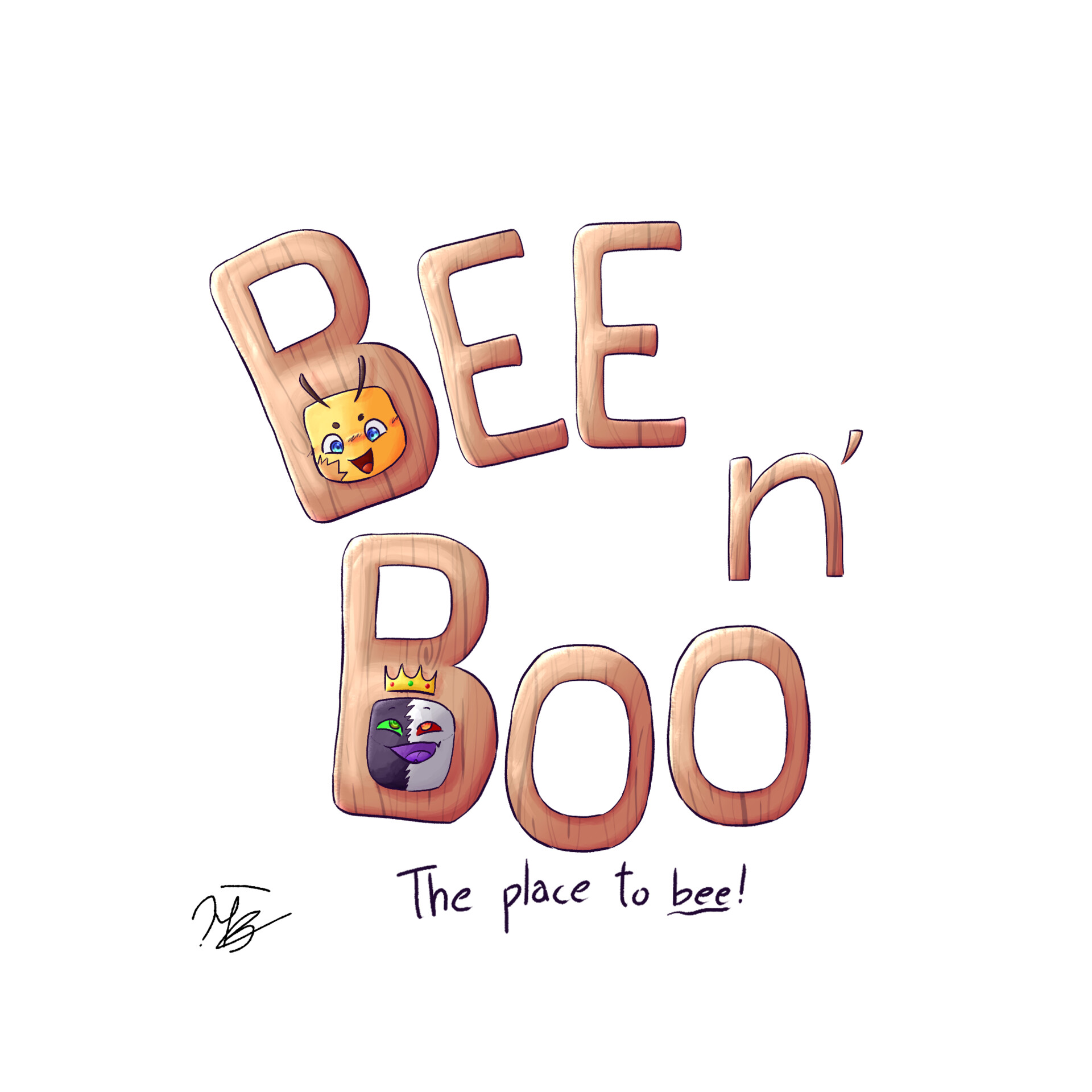 ArtStation - Bee n Boo logo