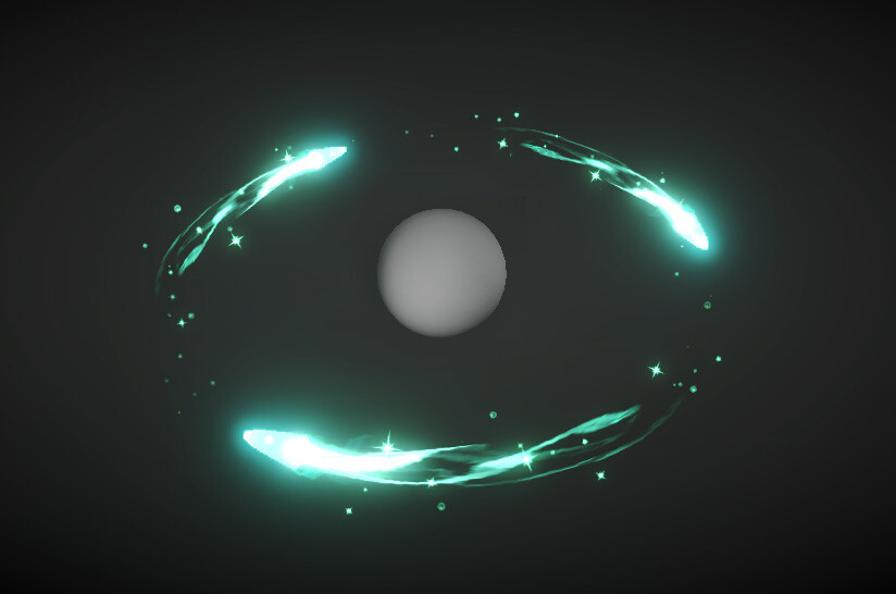 ArtStation - Magic projectile_Miami green