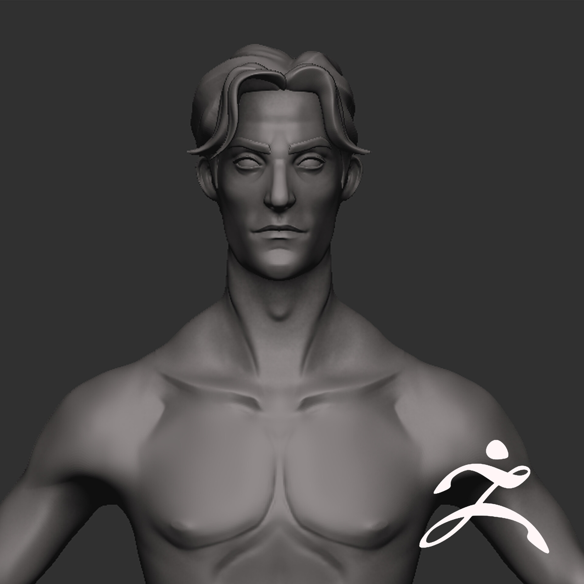 ArtStation Male Anatomy Sculpt