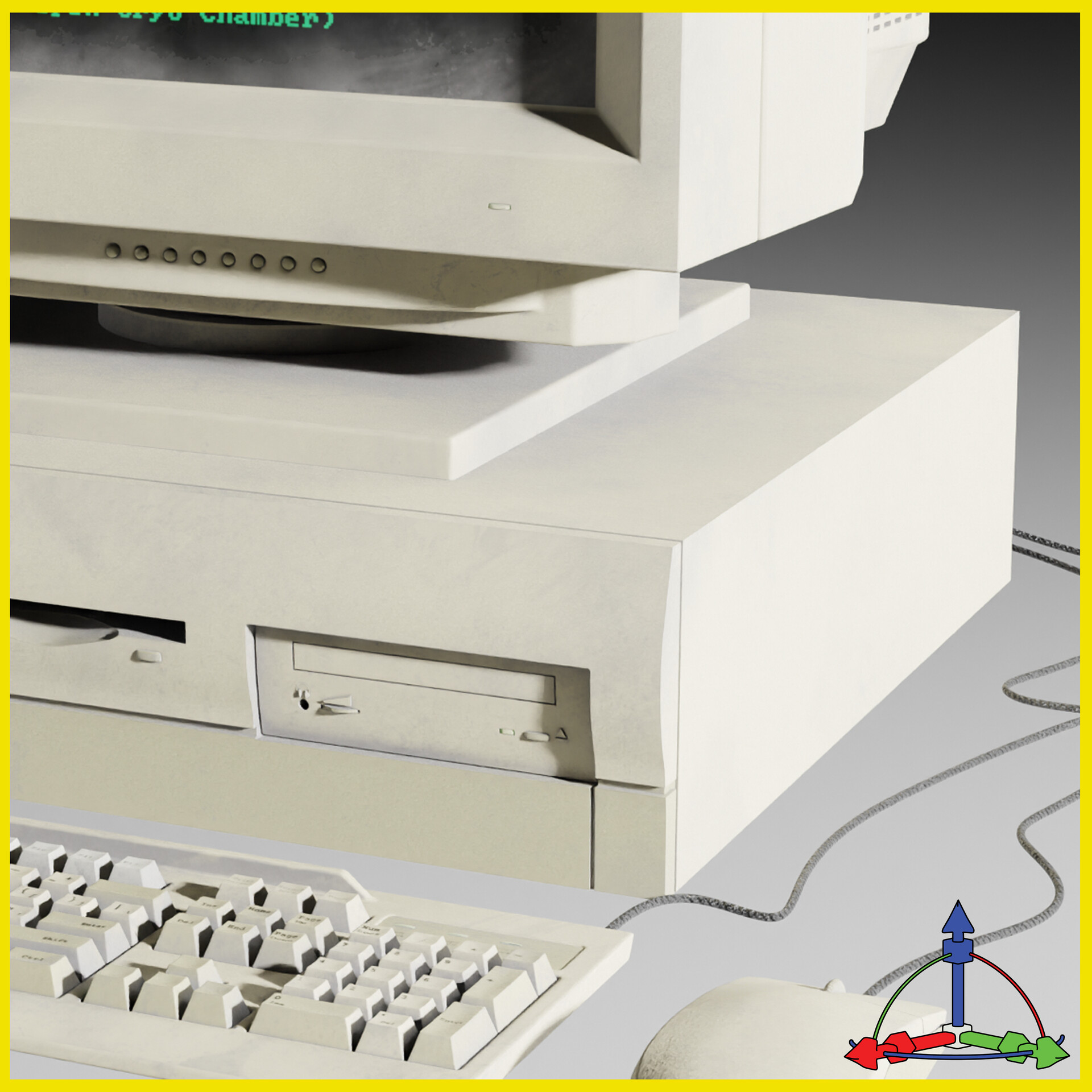 ArtStation Retro Computer