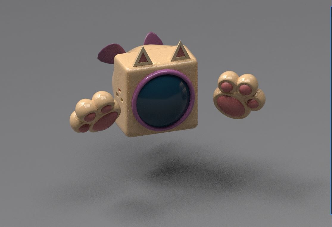 ArtStation CAT DRONE MODEL ENVIRONMENT ART