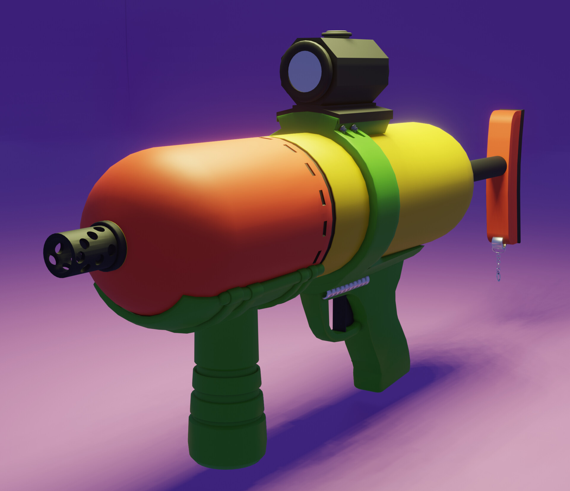 ArtStation - Stylized water gun