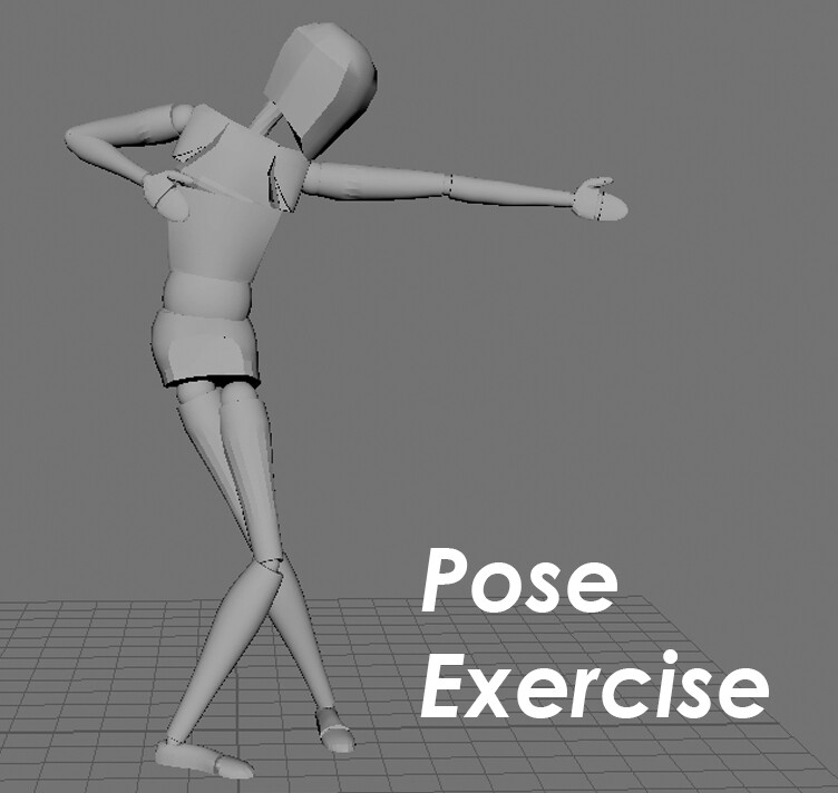ArtStation Maya Pose Exercise