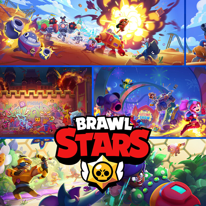 ArtStation - Brawl Stars World Finals at Disneyland - IRL Wall Art