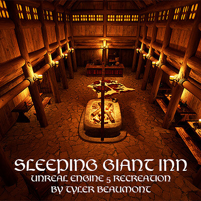 Sleeping Giant Inn - Unreal 5 Skyrim Recreation