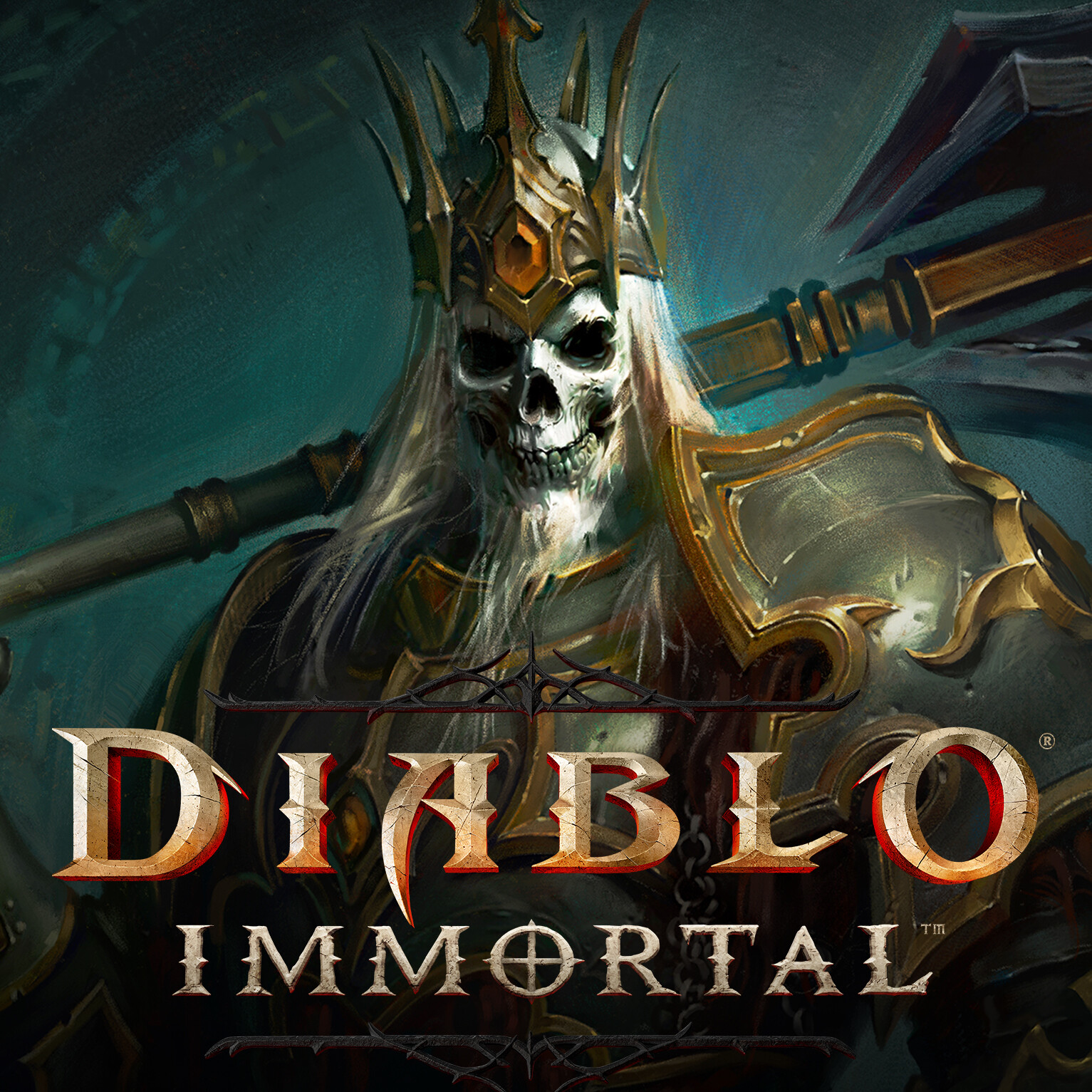 The Skeleton King Art - Diablo Immortal Art Gallery