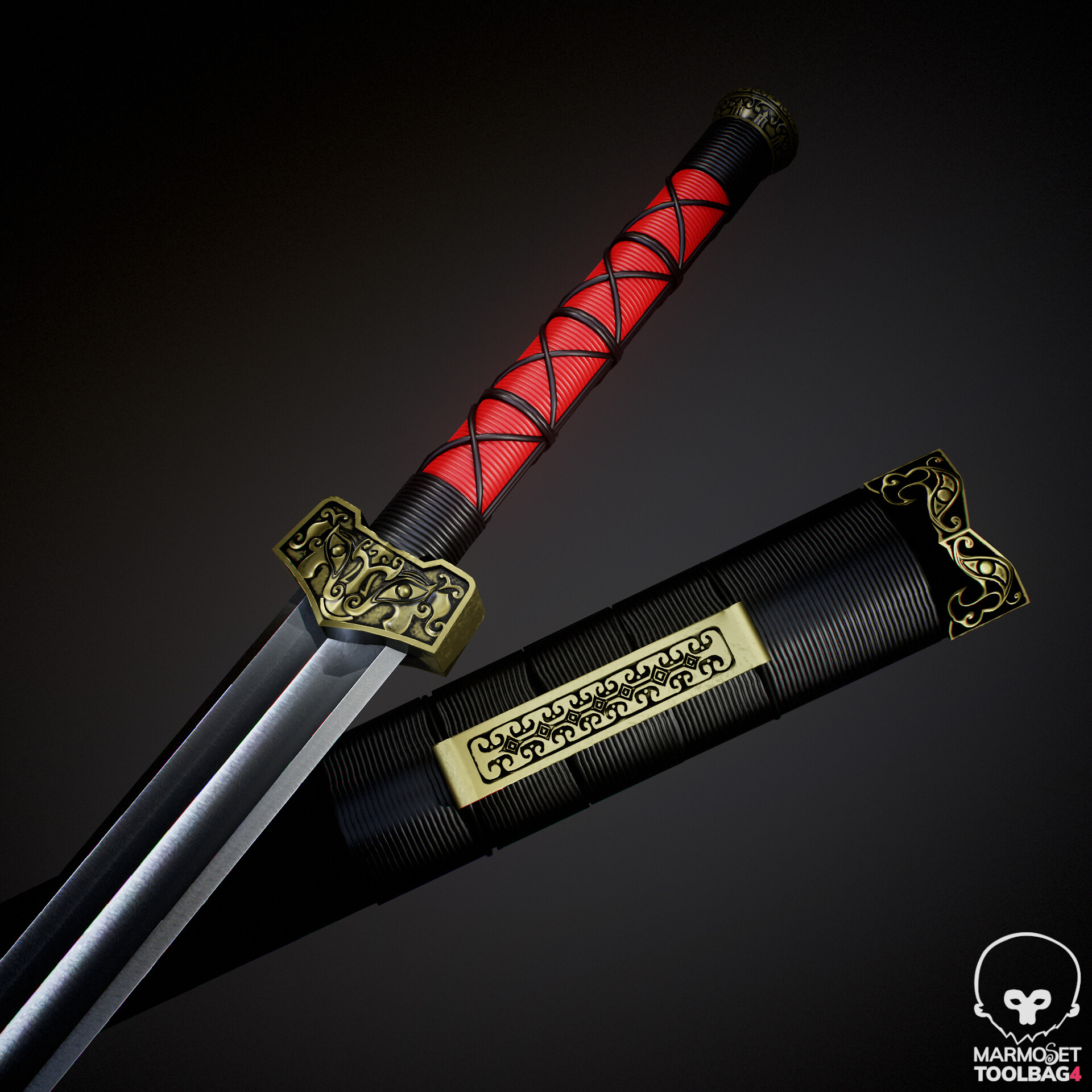 ArtStation - Han Jian sword