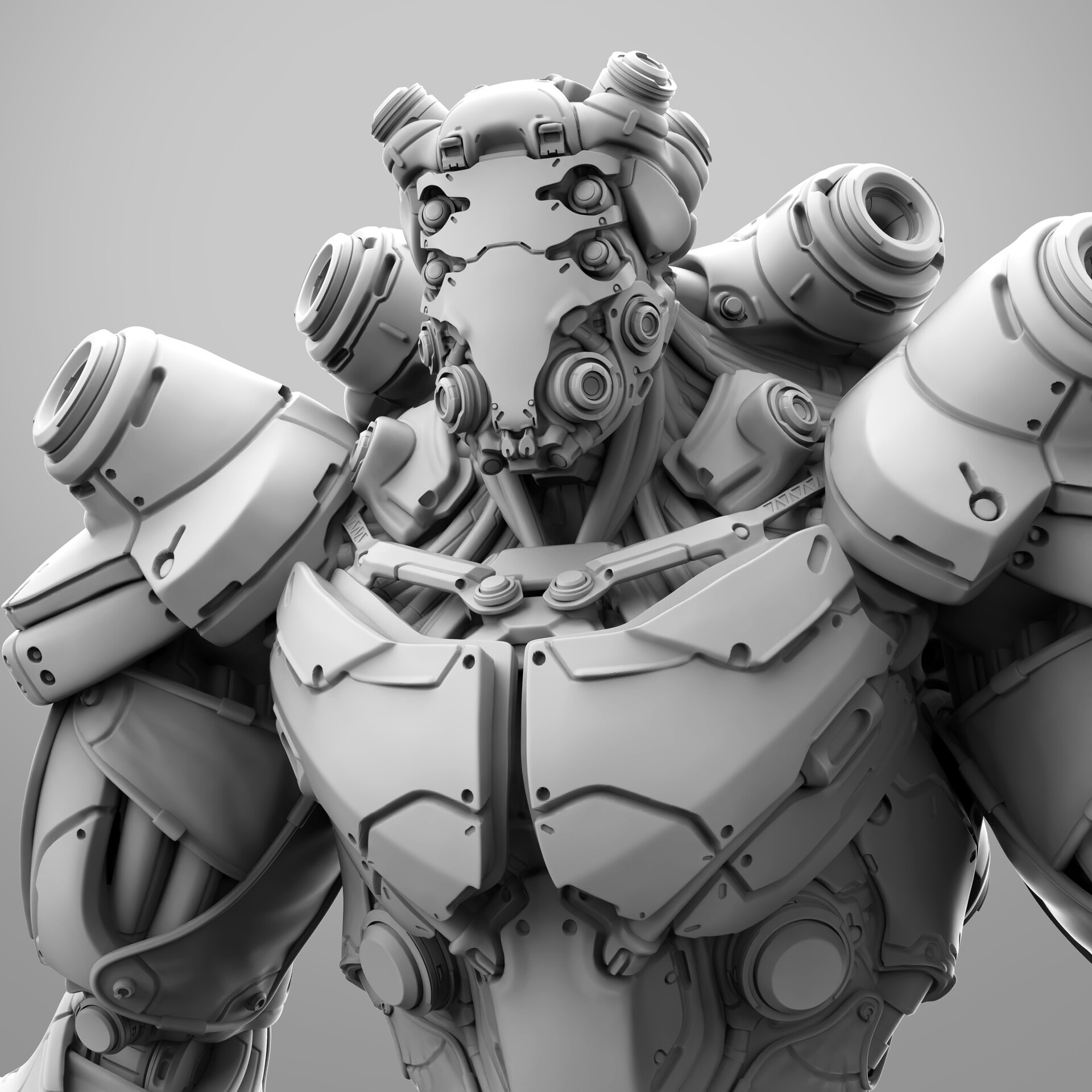 ArtStation H.A.M.M.E.R clay