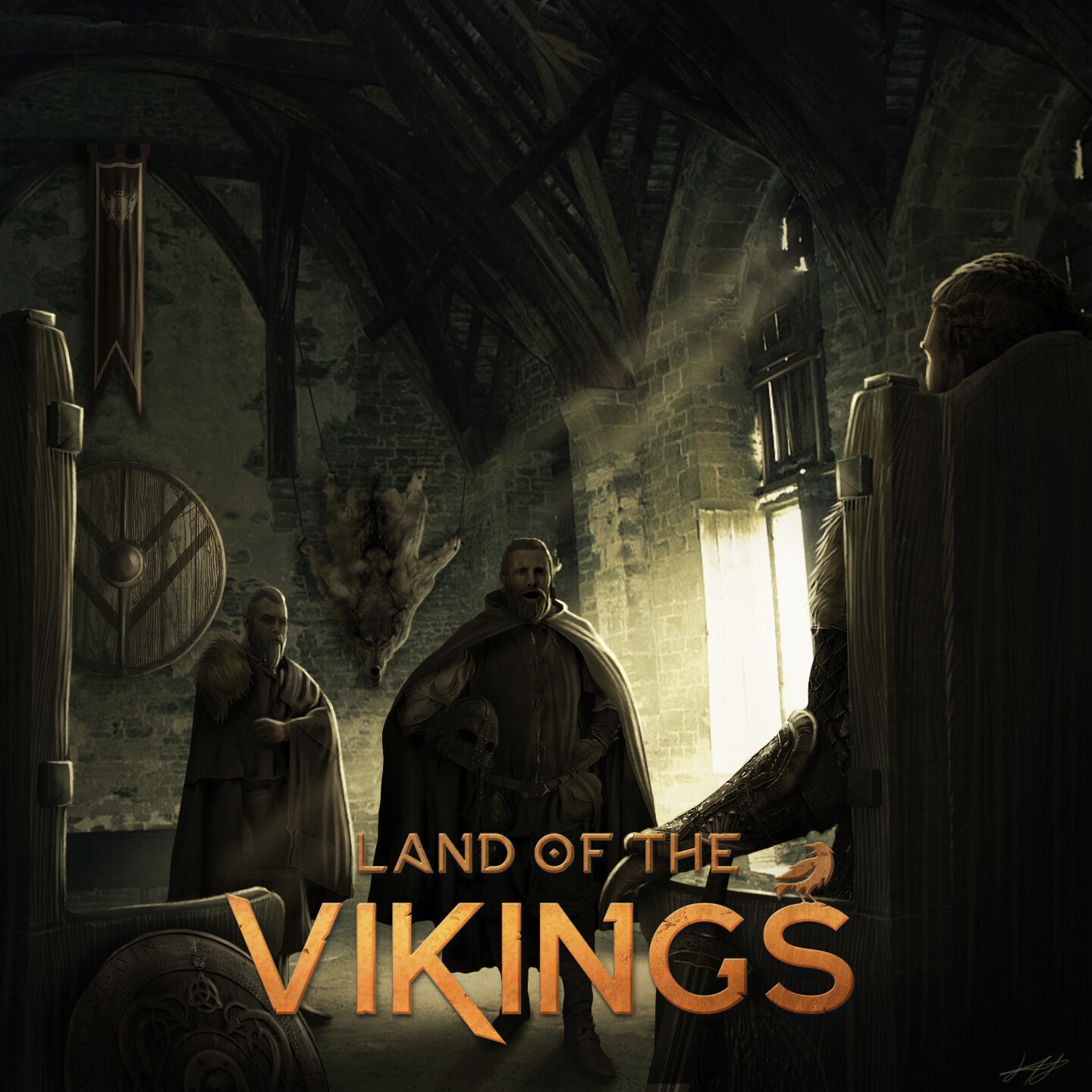 ArtStation - Land Of The Vikings: Consulting The King