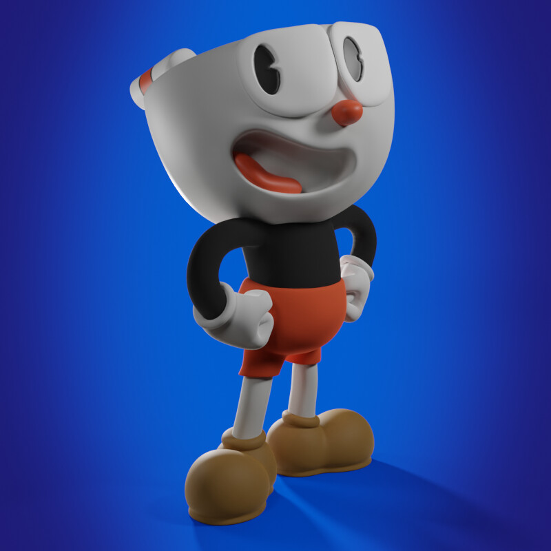 ArtStation - Cuphead commission work